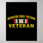 Poster Irak Opération Irakienne Liberté Cadeaux de la Jou (Devant)