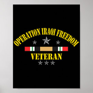 Poster Irak Opération Irakienne Liberté Cadeaux de la Jou