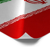 Poster Iran - Drapeau iranien - (Coin)