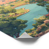 Poster Iraq Illustration Travel Art Vintage (Coin)