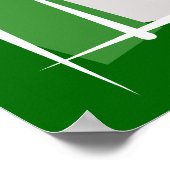 Poster Ireland Brush Flag (Coin)