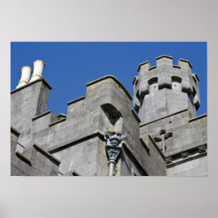 Poster Ireland, County Kilkenny, medieval castle.