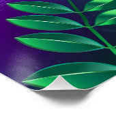 Poster Iridescente mardi gras arrière - plan avec perles (Coin)