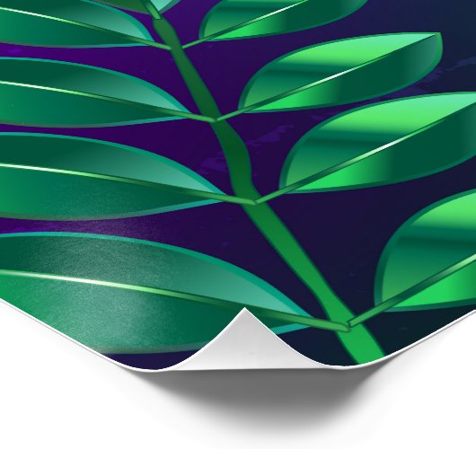 Poster Iridescente mardi gras arrière - plan avec perles (Coin)