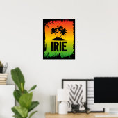 Poster IRIE Jamaïque Patwah Chill Vous ne pouvez pas vous (Bureau à domicile)