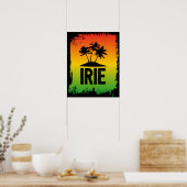 Poster IRIE Jamaïque Patwah Chill Vous ne pouvez pas vous (Cuisine)