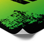 Poster IRIE Jamaïque Patwah Chill Vous ne pouvez pas vous (Coin)