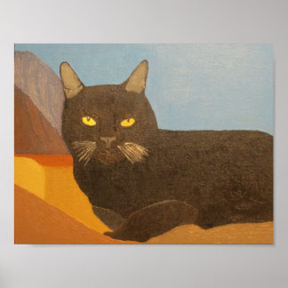 Poster Irina Le Chat Et Les Montagnes De San Bernardino