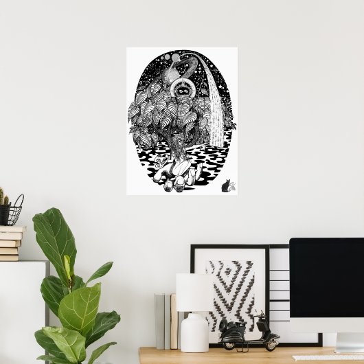 Poster Iris (Bureau à domicile)