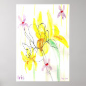 Poster iris (Devant)