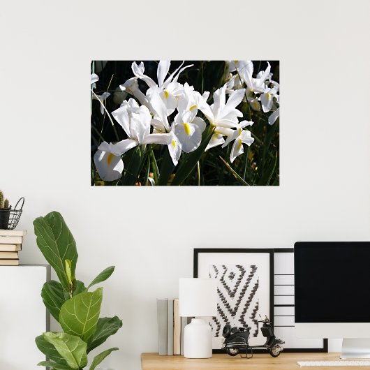 Poster Iris à poils (Bureau à domicile)