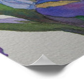 Poster Iris bleu (Coin)