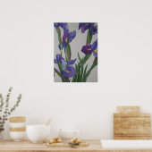 Poster Iris bleu (Cuisine)