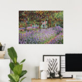 Poster Iris dans le jardin de Monet (Bureau à domicile)