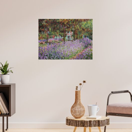 Poster Iris dans le jardin de Monet (Salon 3)