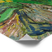 Poster Iris de Van Gogh - Art floral bleu classique (Coin)