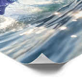 Poster Iris Dolphin Ocean Bloom (Coin)