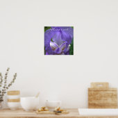 Poster Iris Flower Photographie (Cuisine)