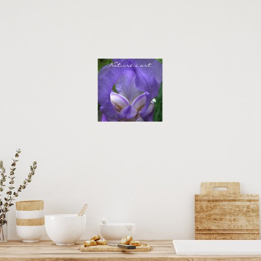 Poster Iris Flower Photographie (Cuisine)