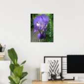 Poster Iris Flower Photographie (Bureau à domicile)