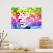 Poster Iris foulard (Cuisine)