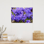Poster Iris Katherine Hodgkin Violet Floral de Printemps (Cuisine)
