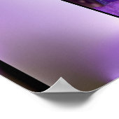 Poster Iris pourpre (Coin)