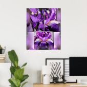 Poster Iris pourpre (Bureau à domicile)