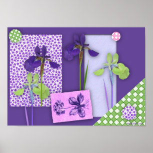Poster Iris Scrapbook