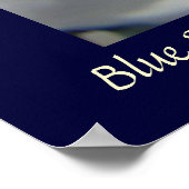 Poster Irises Blue Sky art print Healing Touch Nuring (Coin)