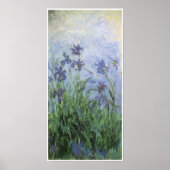 Poster Irises, Claude Monet (Devant)