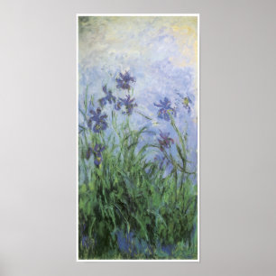 Poster Irises, Claude Monet
