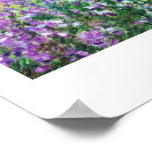 Poster Irises dans le jardin de Monet Claude Monet (Coin)