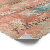 Poster Irises dans un vase de fleurs blanches | Tadeusz M (Coin)