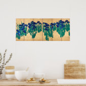 Poster Irises Japonais, Ogata Kōrin (Cuisine)