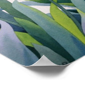 Poster Irises jaunes et pourpres (Coin)