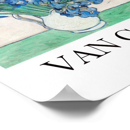 Poster Irises par Vincent van Gogh (Coin)