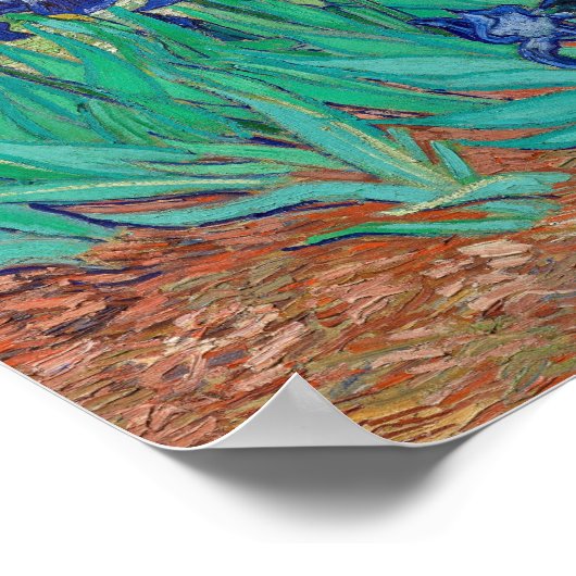 Poster Irises par Vincent Van Gogh (Coin)