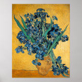 Poster Irises par Vincent van Gogh (Devant)