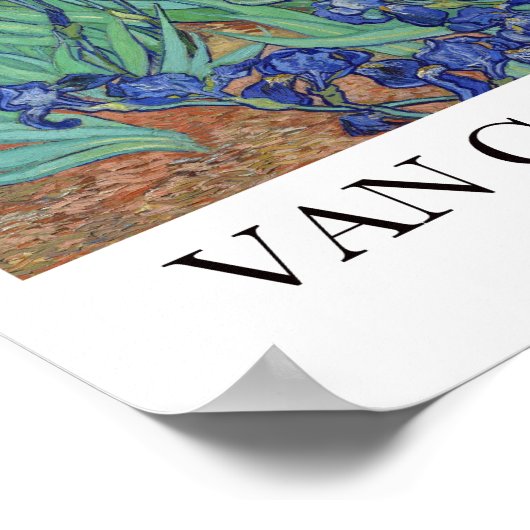 Poster Irises par Vincent van Gogh (Coin)