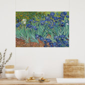 Poster Irises par Vincent van Gogh (Cuisine)