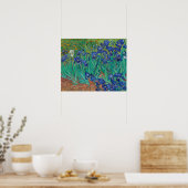Poster Irises par Vincent Van Gogh (Cuisine)