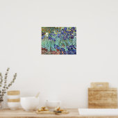 Poster Irises par Vincent van Gogh 1898 (Cuisine)