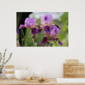 Poster Irises pourpres ! (Cuisine)