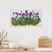 Poster Irises sauvages (Cuisine)