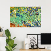 Poster Irises - Van Gogh - c1889 (Bureau à domicile)