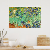 Poster Irises - Van Gogh - c1889 (Cuisine)