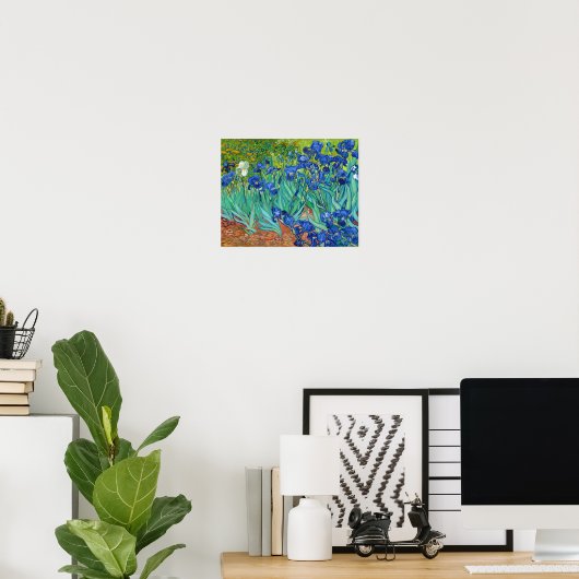 Poster Irises, Vincent van Gogh (Bureau à domicile)