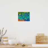 Poster Irises, Vincent van Gogh (Cuisine)