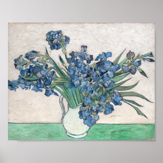 Poster Irises | Vincent van Gogh (Devant)